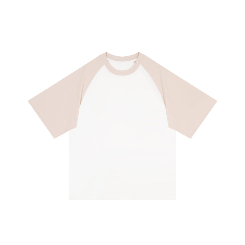 Raglan contrast short-sleeved solid version 75z