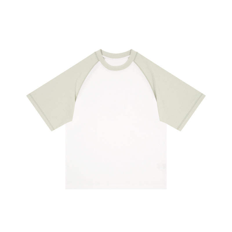 Raglan contrast short-sleeved solid version 75z