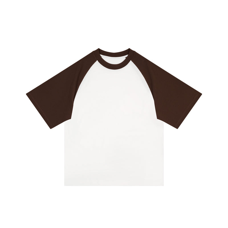Raglan contrast short-sleeved solid version 75z