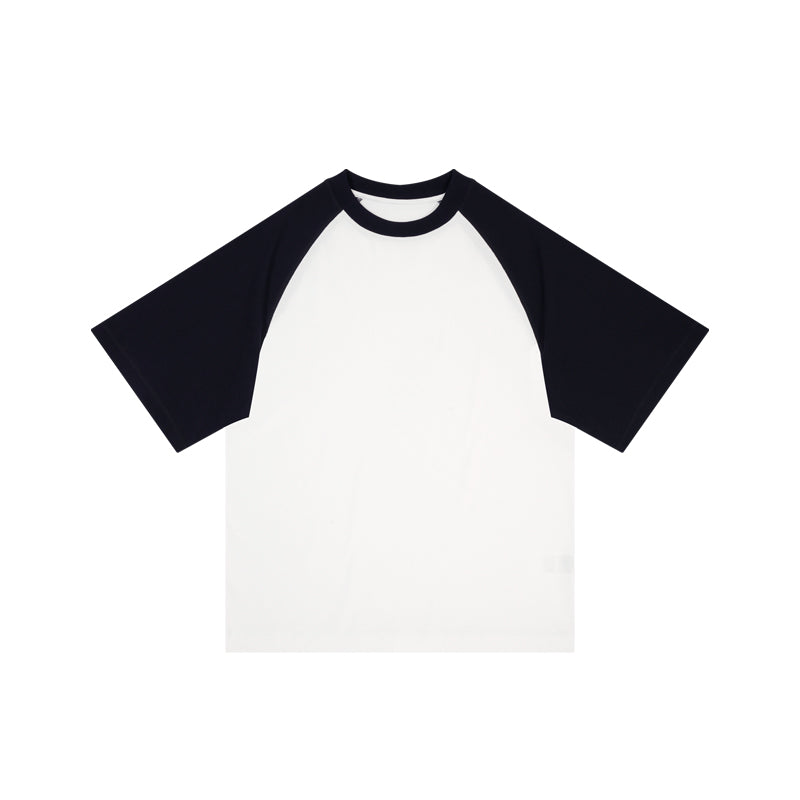 Raglan contrast short-sleeved solid version 75z