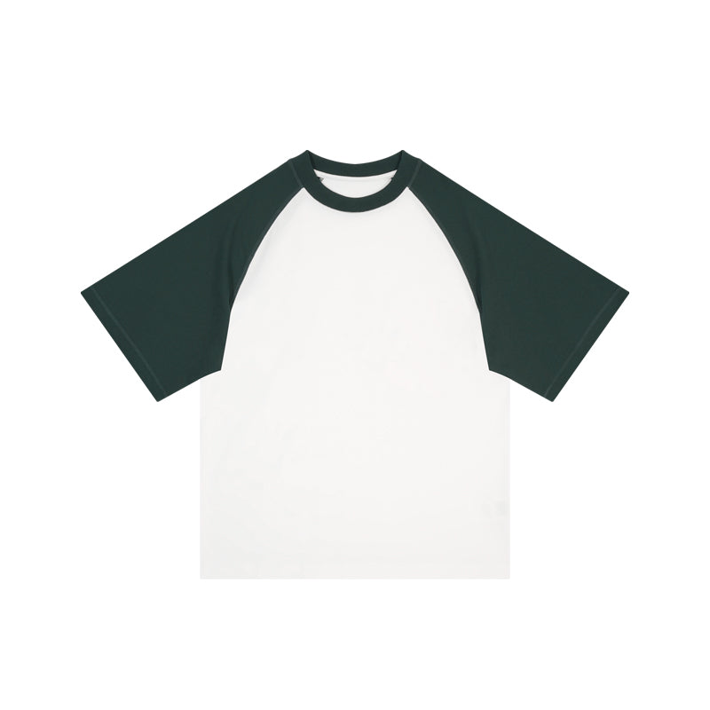 Raglan contrast short-sleeved solid version 75z