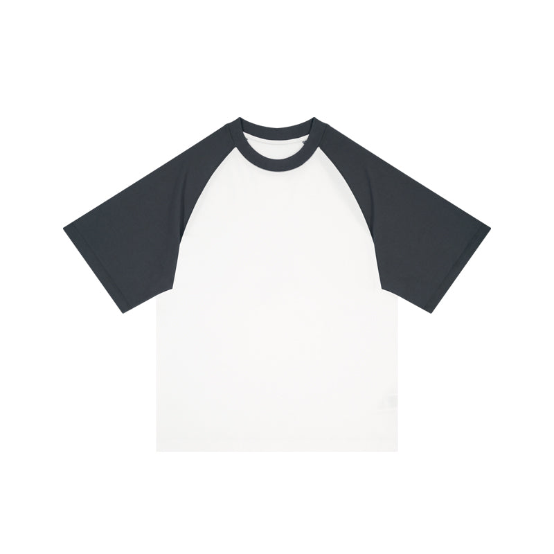Raglan contrast short-sleeved solid version 75z